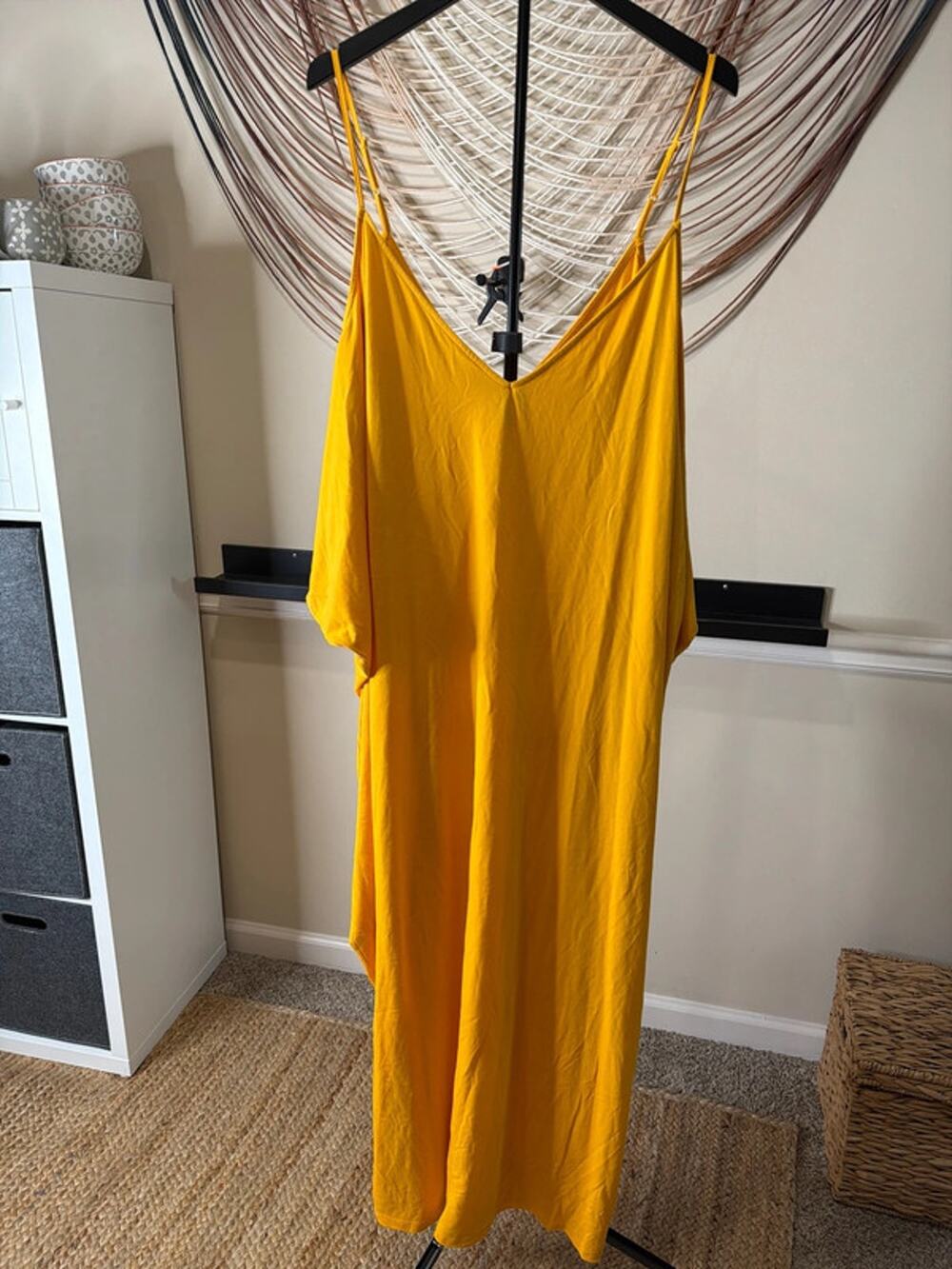 3 for $9 Asos yellow Dolman style maxi dress 22 3445